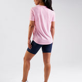 Core Lyocell Blend Active T-Shirt Light Pink