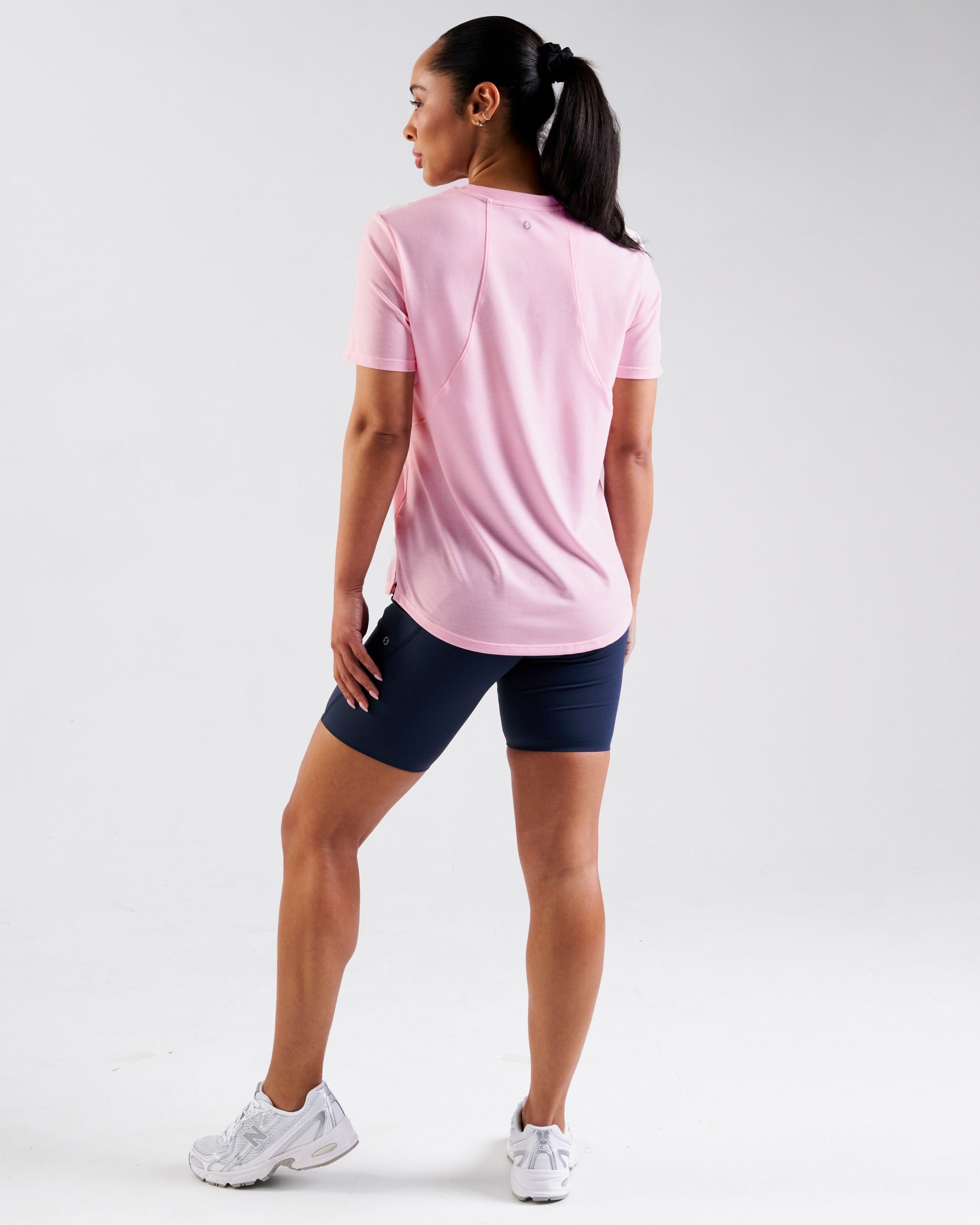 Core Lyocell Blend Active T-Shirt Light Pink