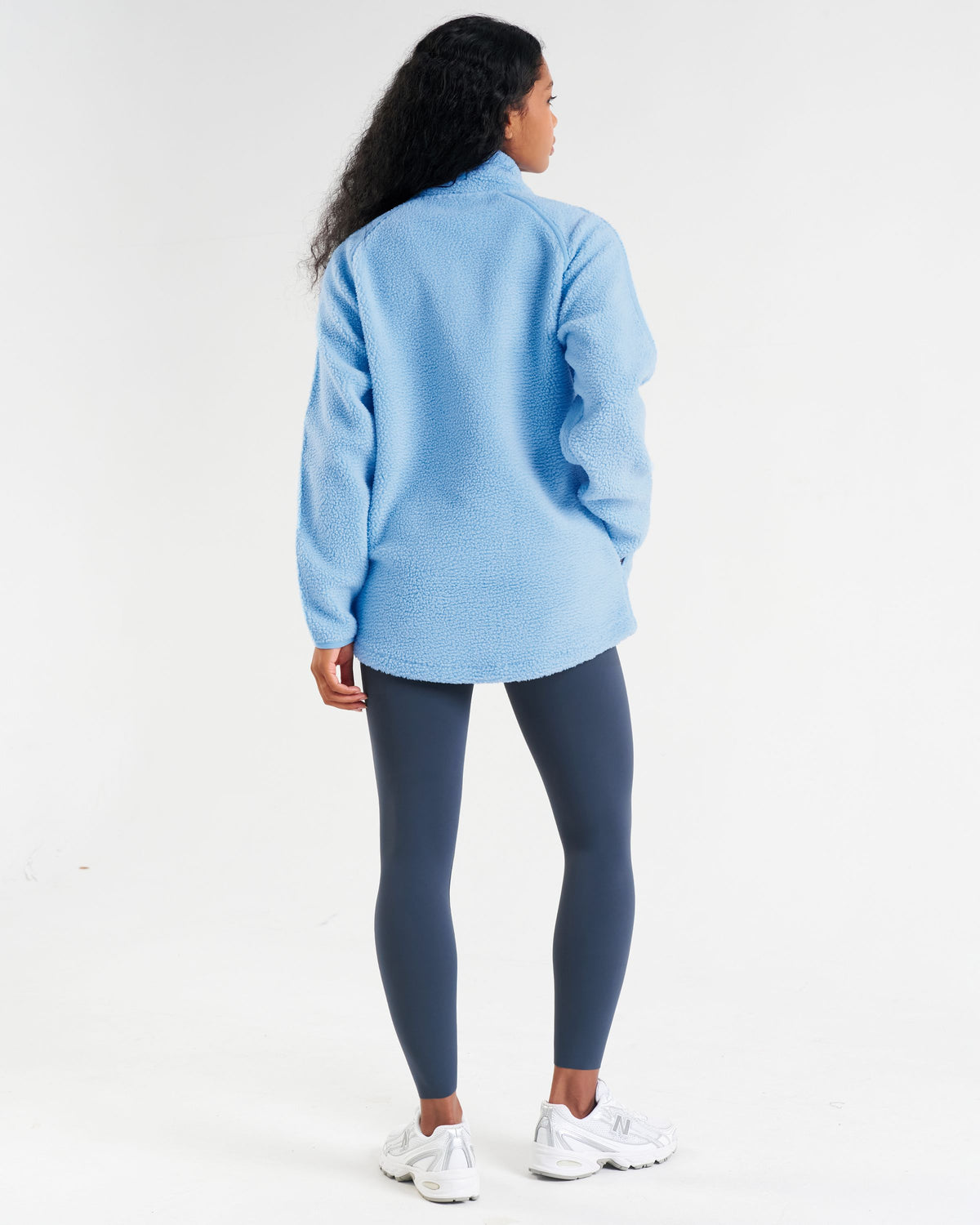 Ascend Quarter Zip Fleece Cloud Blue