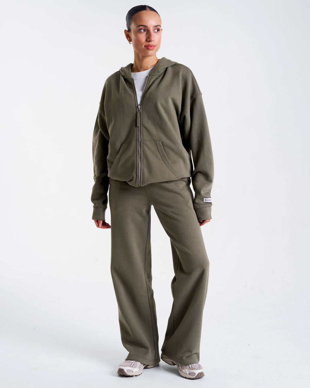 Clubhouse Relaxed Straight Leg Joggers Dusty Olive