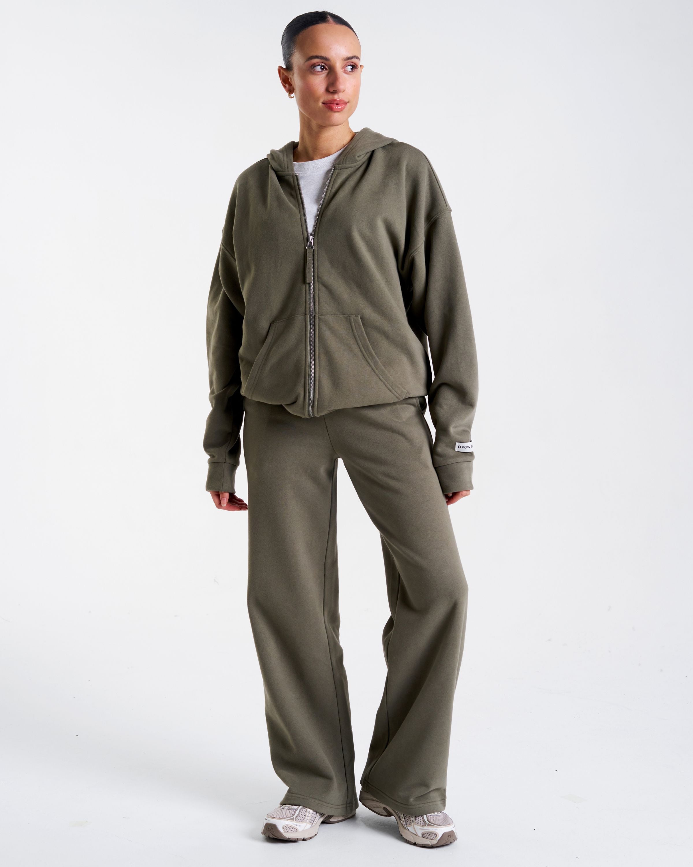 Clubhouse Relaxed Straight Leg Joggers Dusty Olive