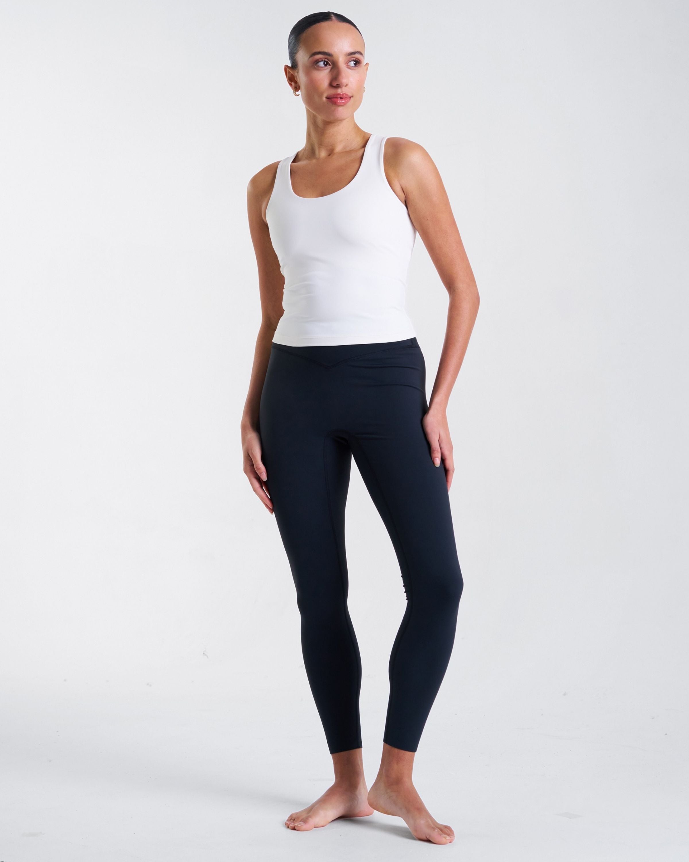 Base Fitted Tank Top Coconut Milk