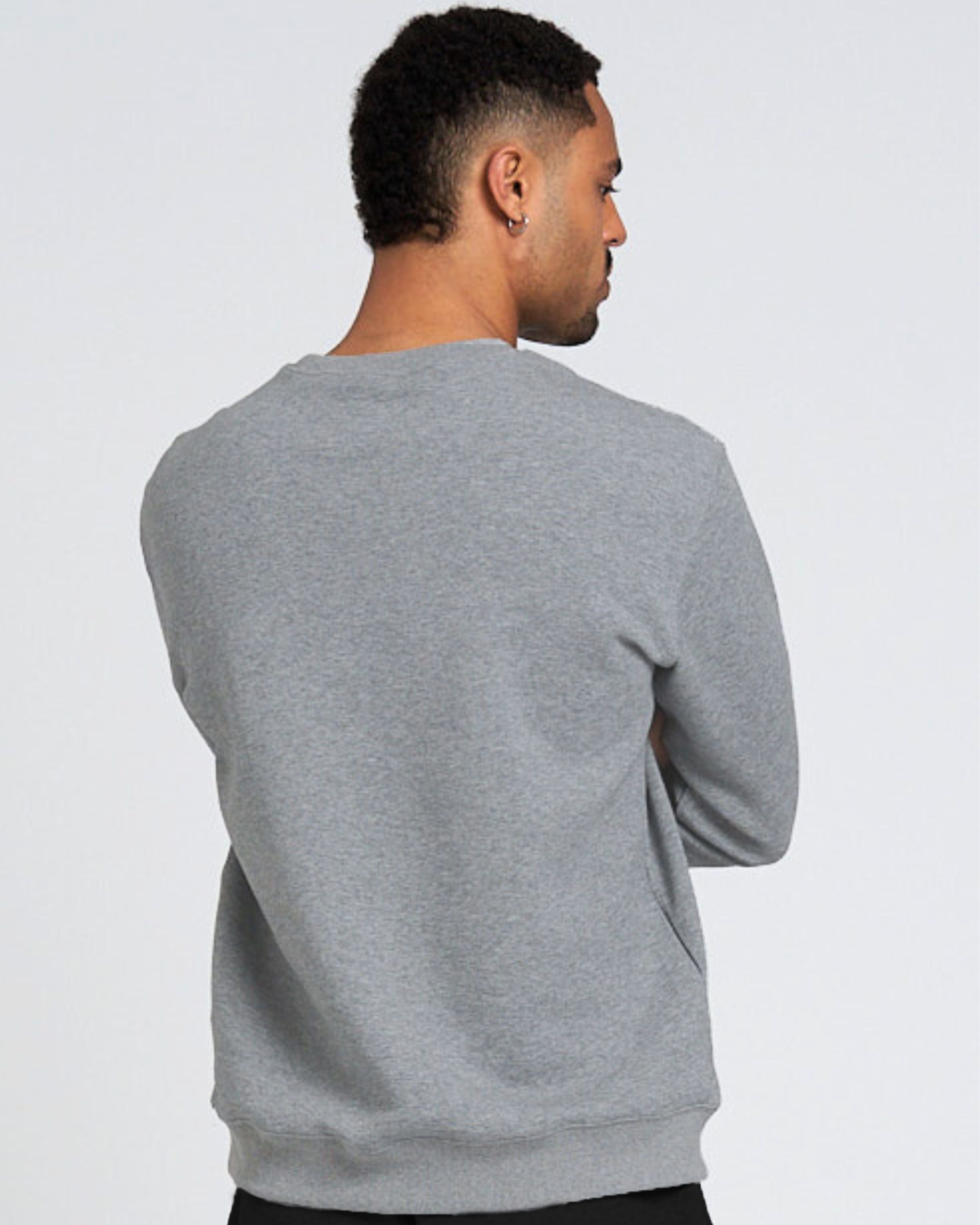 tek//pak Men's Crew Neck Grey Marl