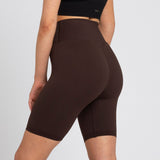 POSE Ribbed Seamless Shorts Mocha