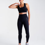 SOLID Seamless Sports Bra Black
