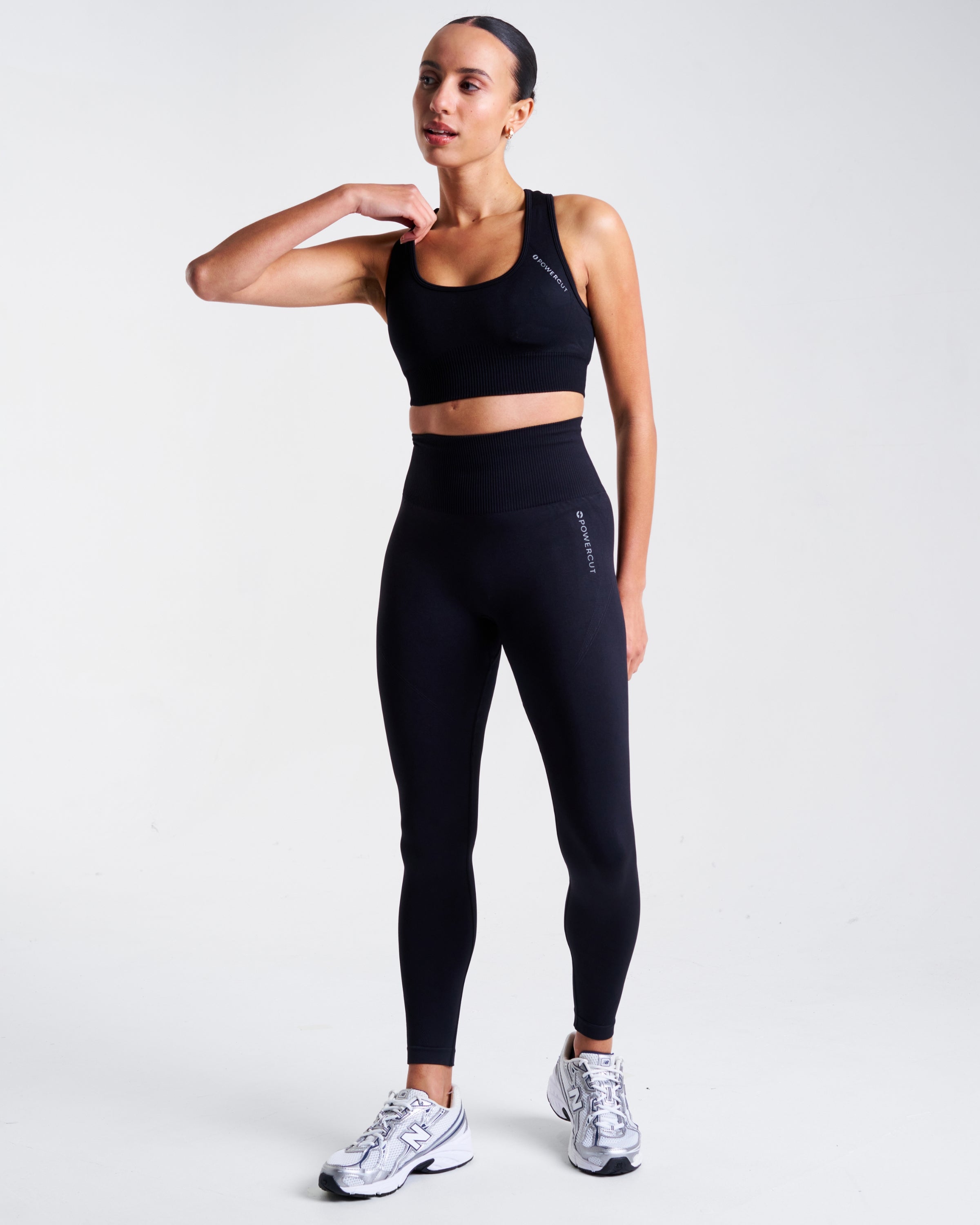 SOLID Seamless Sports Bra Black