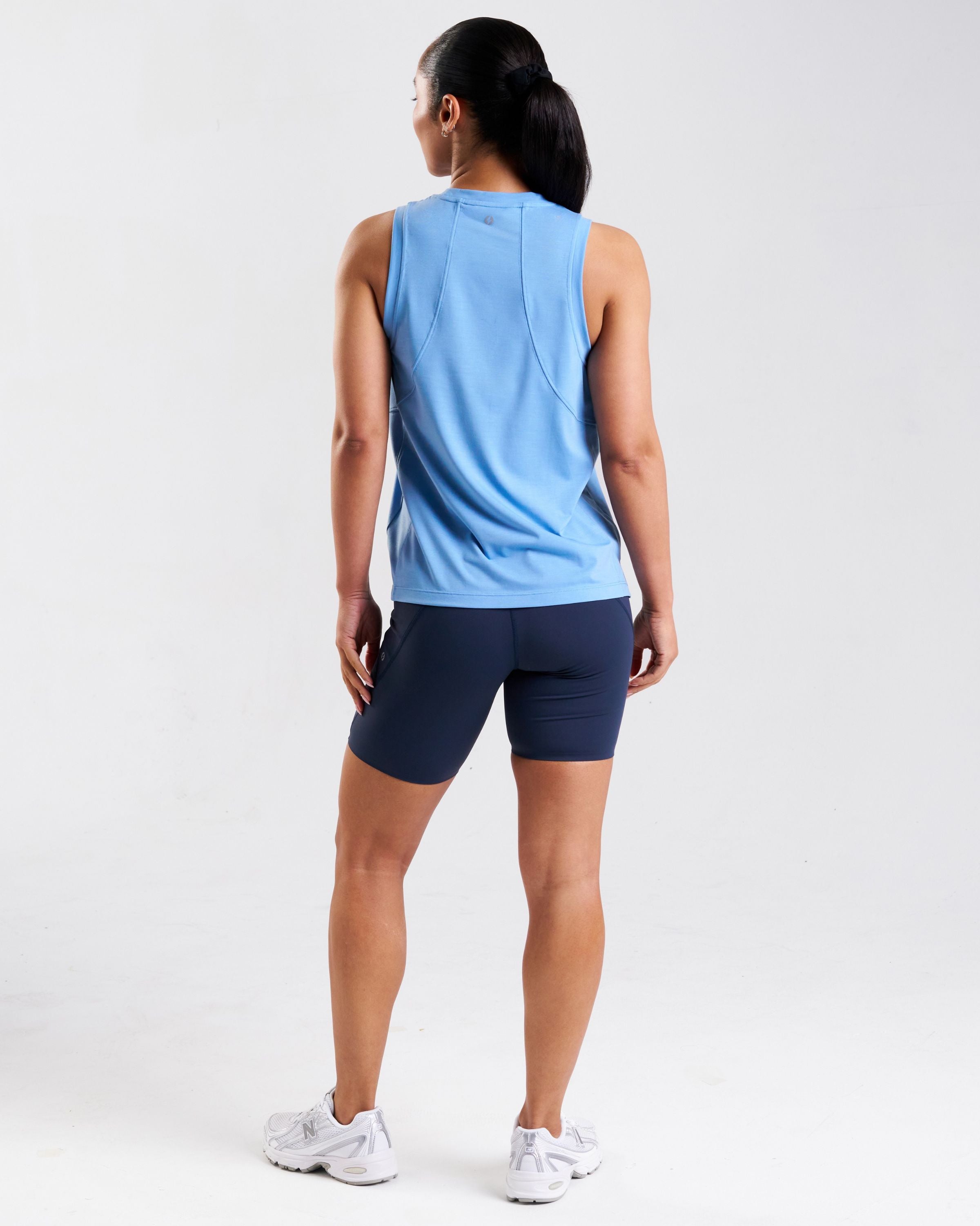 Core Lyocell Blend Active Vest Sky Blue