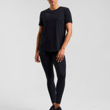 Core Lyocell Blend Active T-Shirt Black