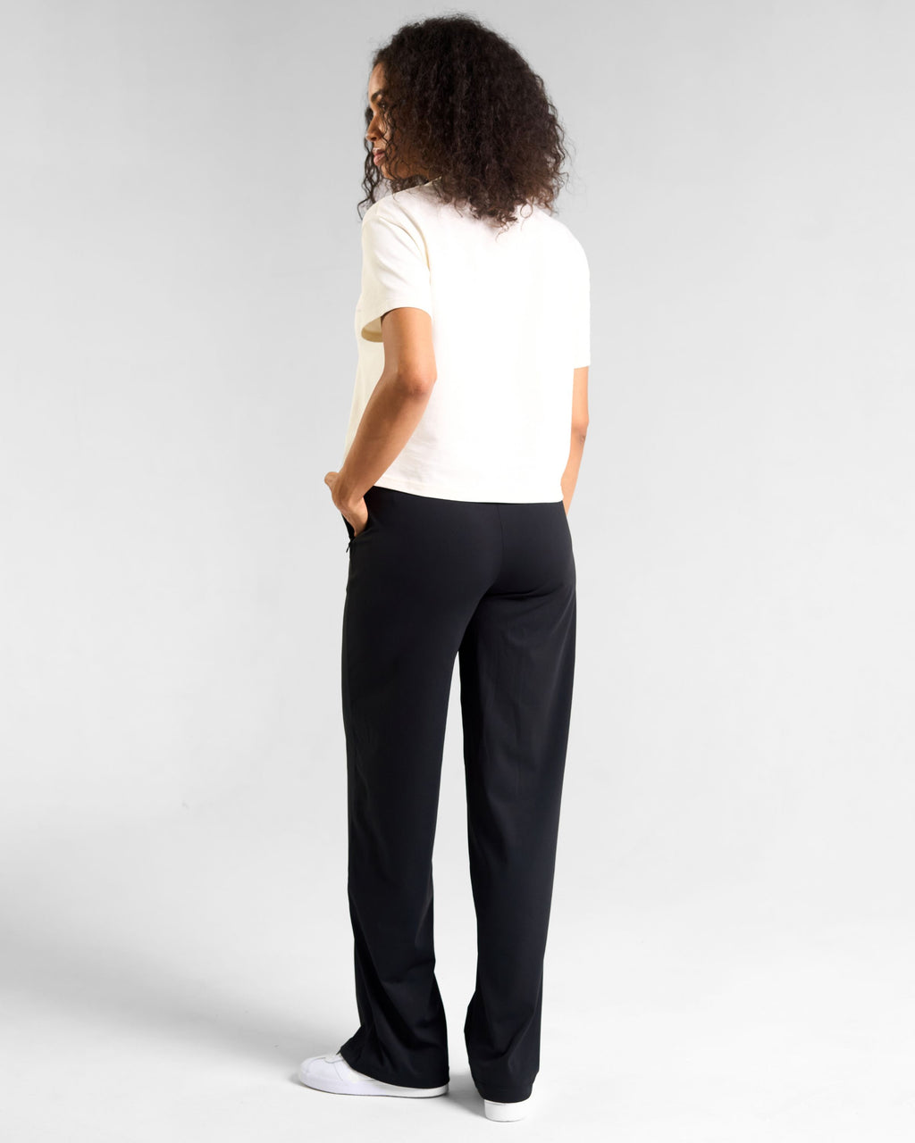 All-Day-Wear Wide Leg Trouser Black