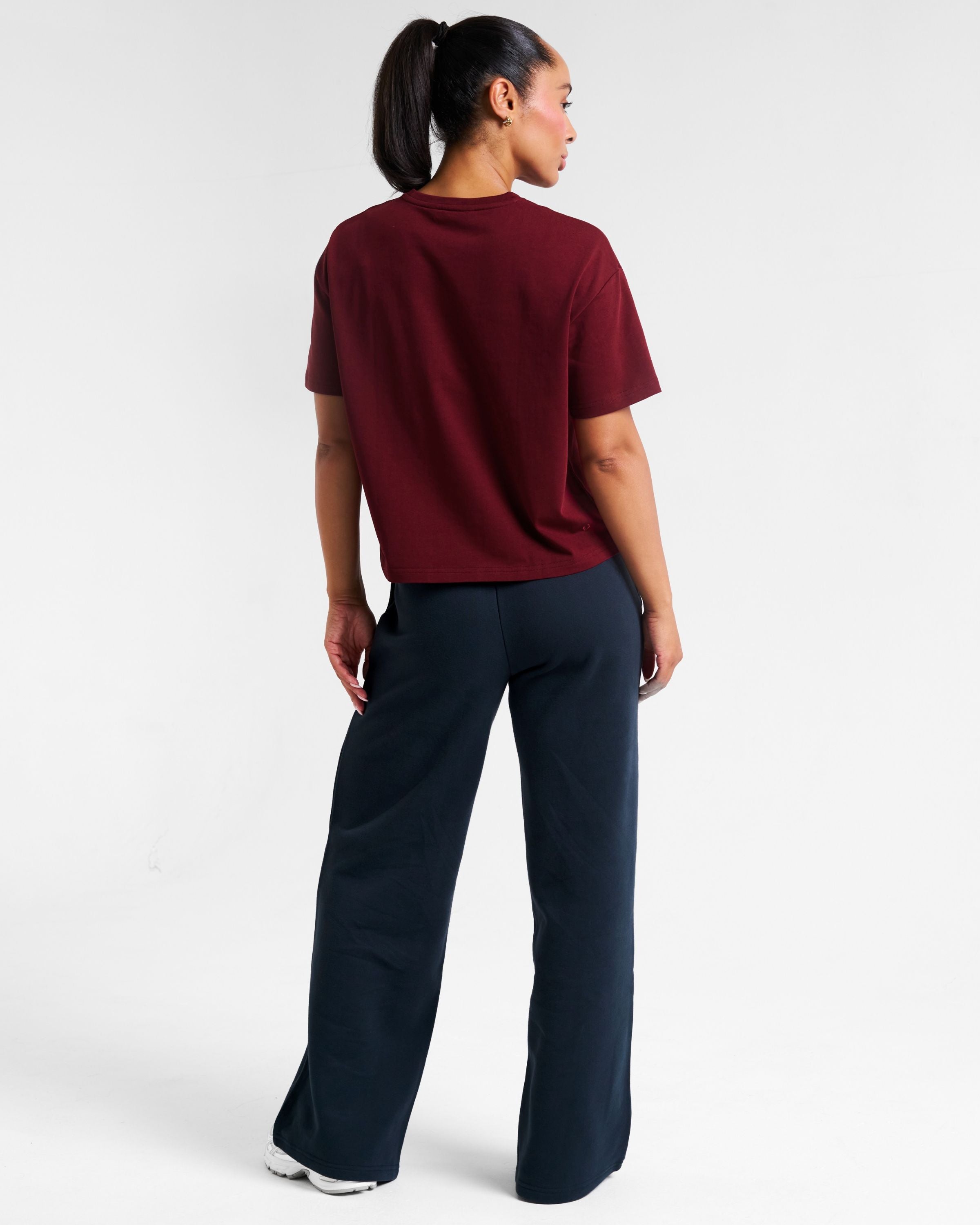 All-Day-Wear Box Tee Cabernet