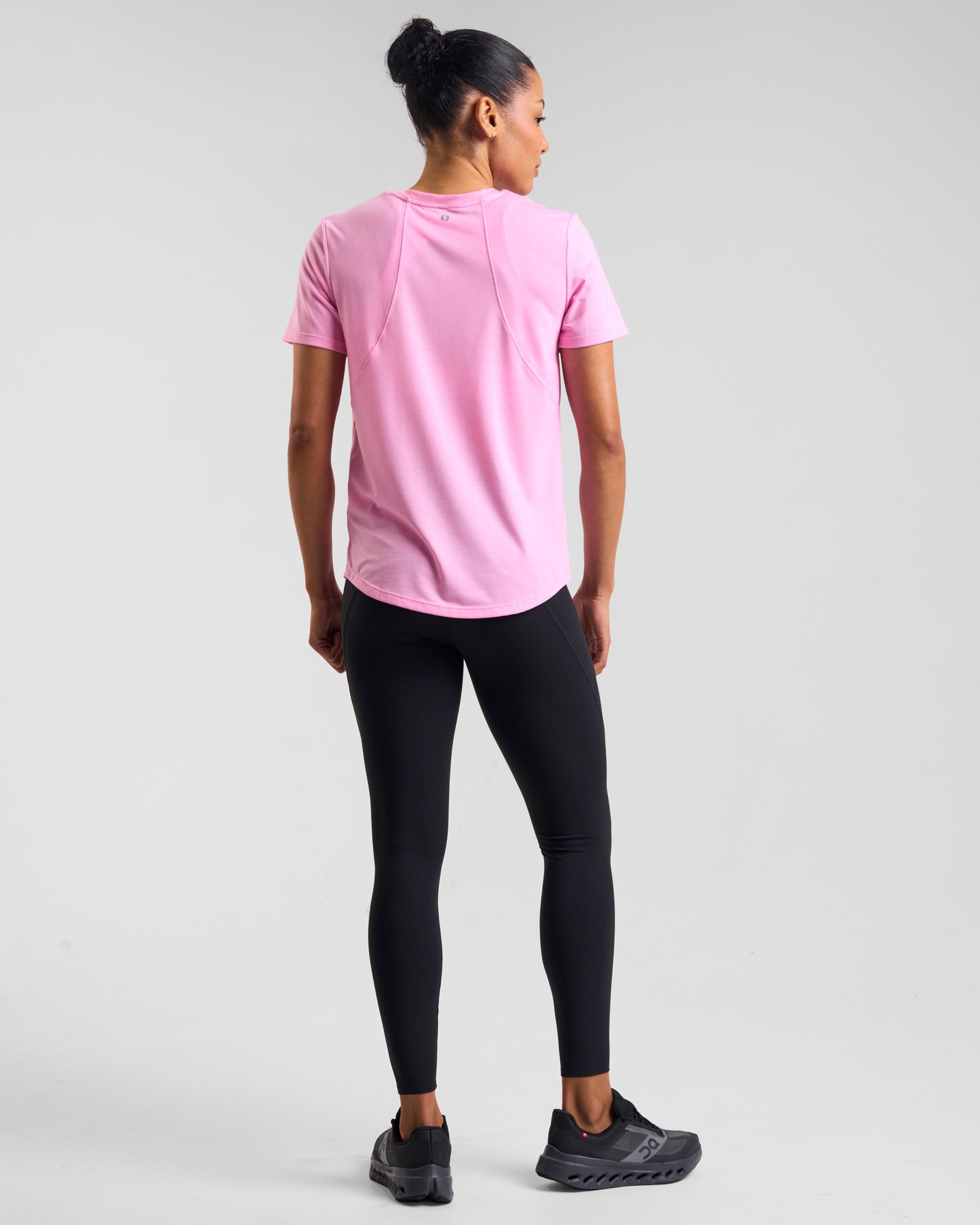 Core Lyocell Blend Active T-Shirt Pink Glow