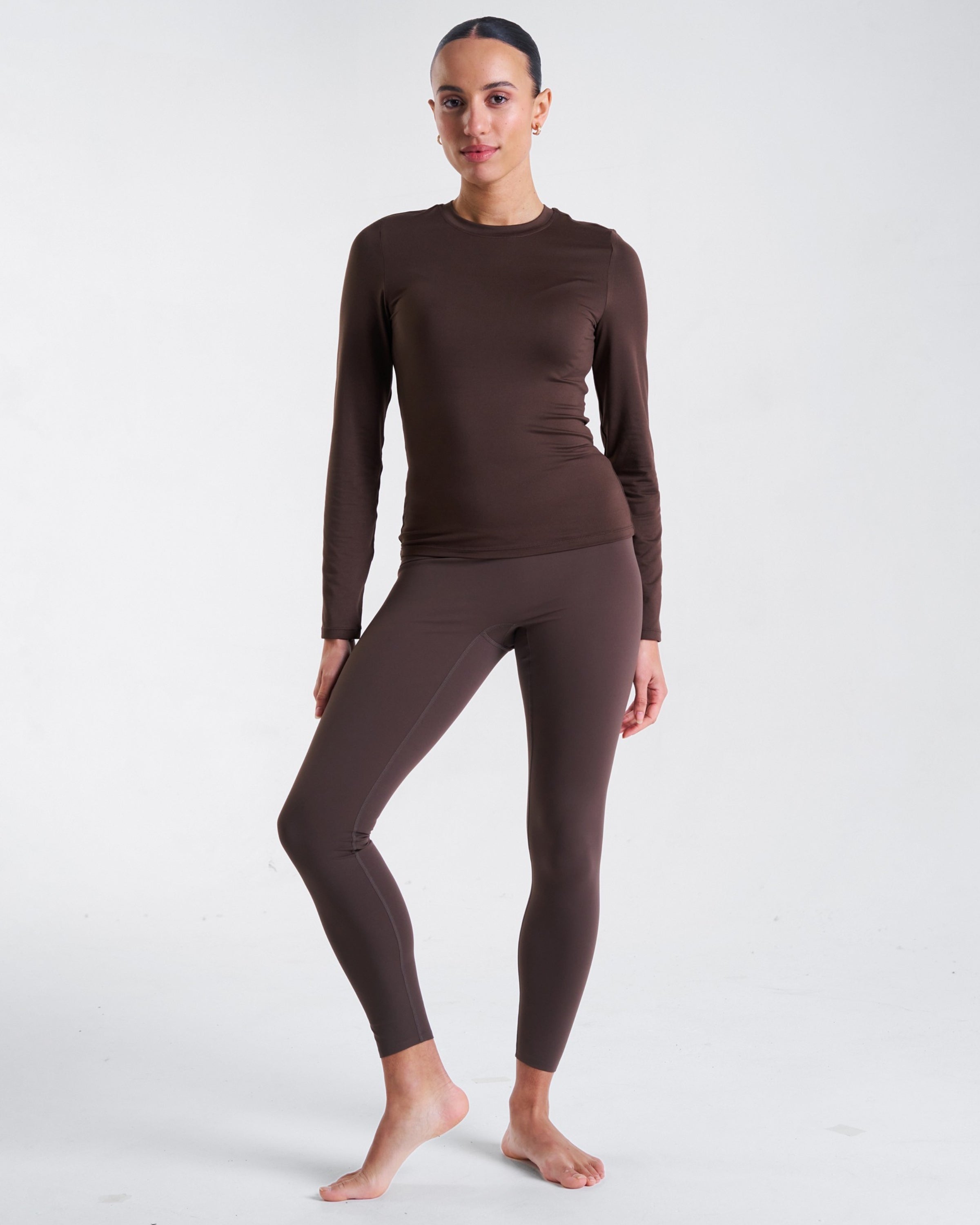 Base Soft Long Sleeve T-Shirt Espresso