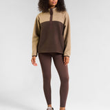Ascend Half Snap Fleece Sandy Taupe