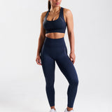 SOLID Seamless Sports Bra Outerspace Navy