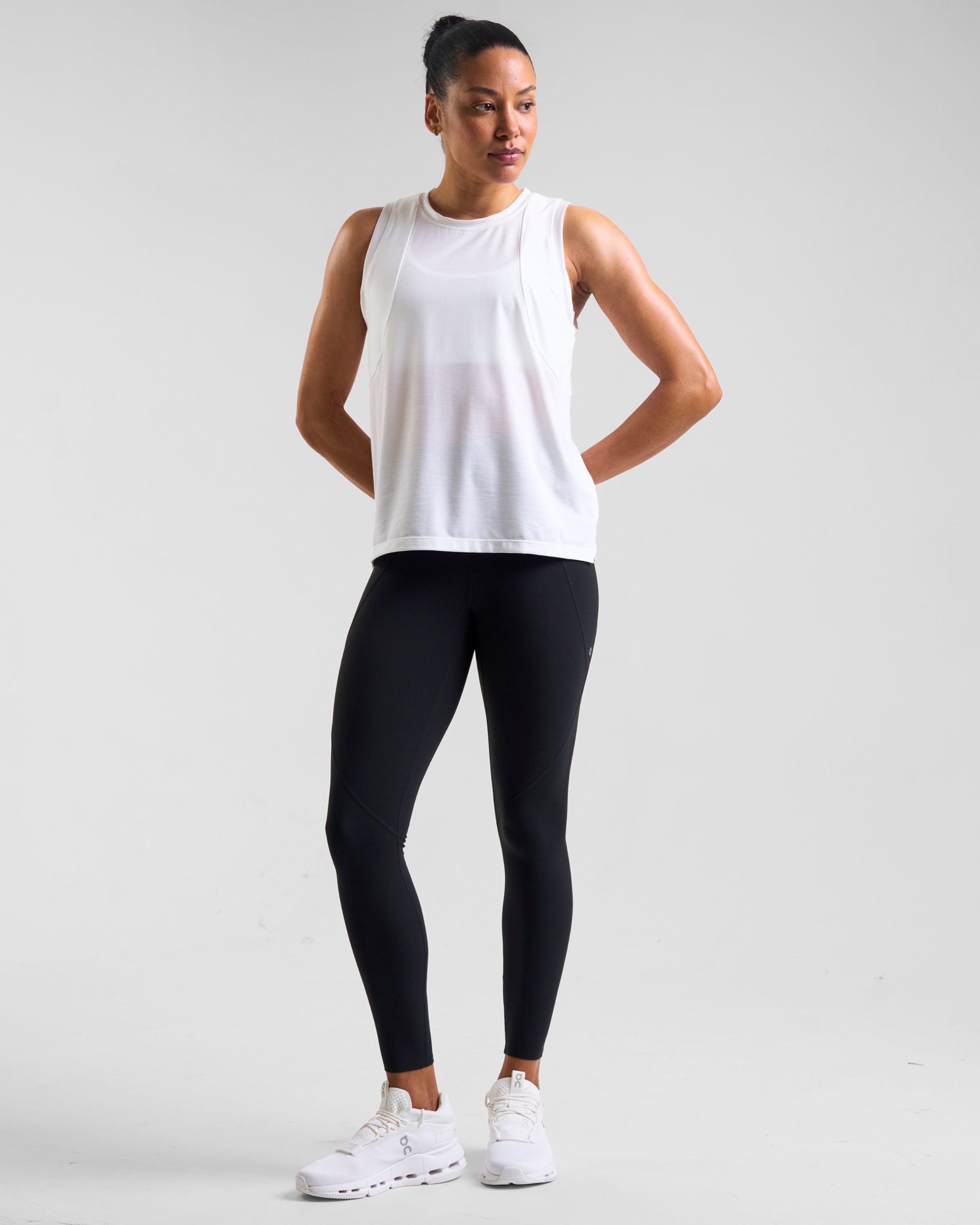 Core Lyocell Blend Active Vest White