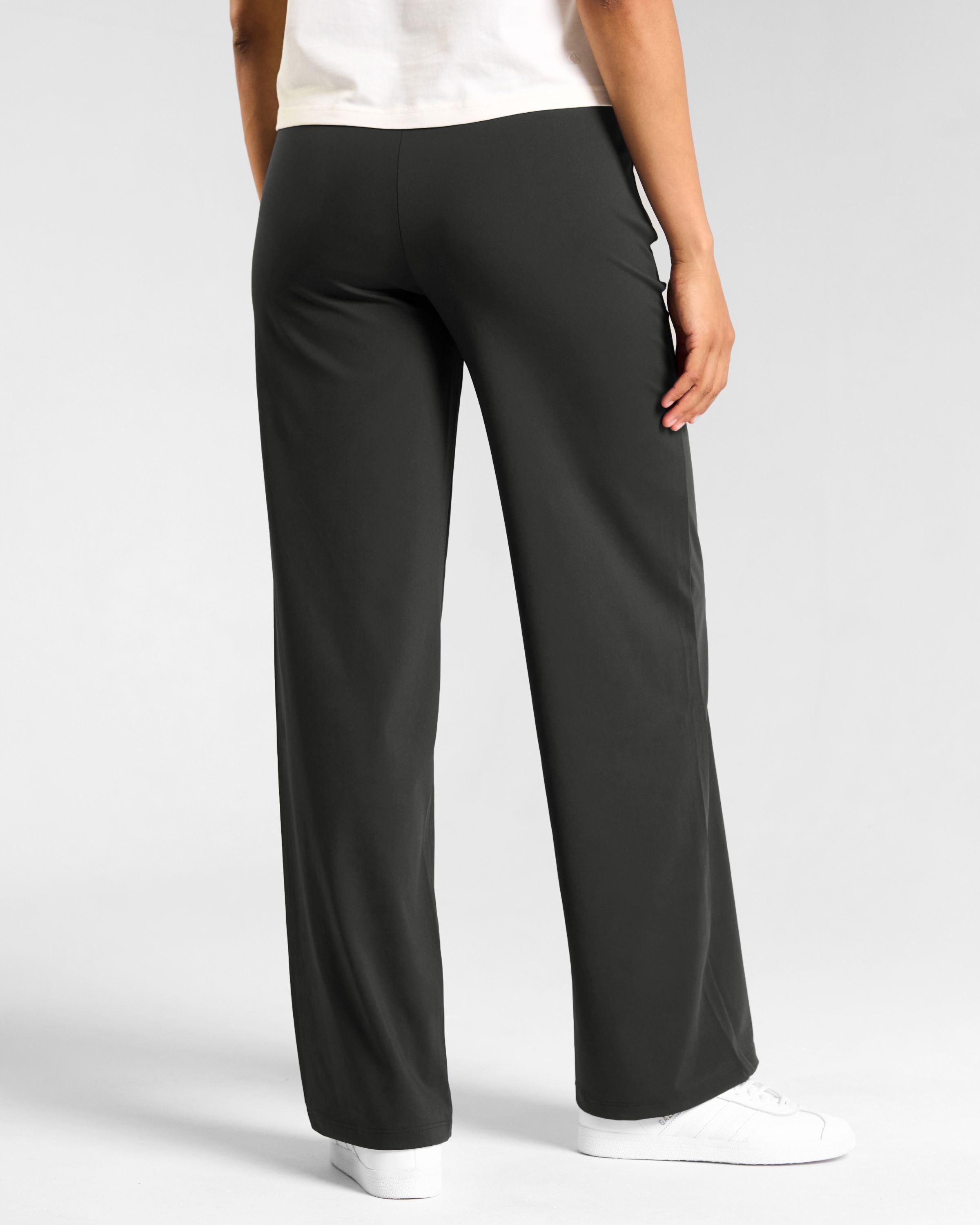 All-Day-Wear Wide Leg Trouser Asphalt Grey