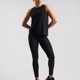 Core Lyocell Blend Active Vest Black