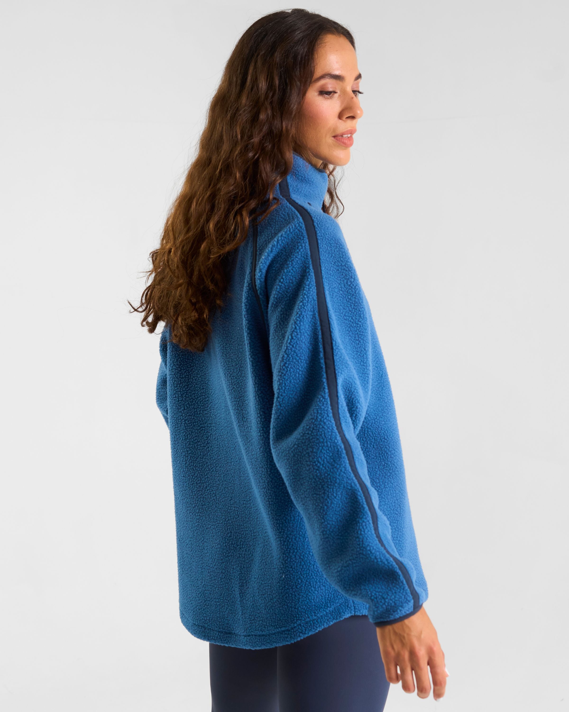 Ascend 1/4 Zip Fleece Midnight Blue