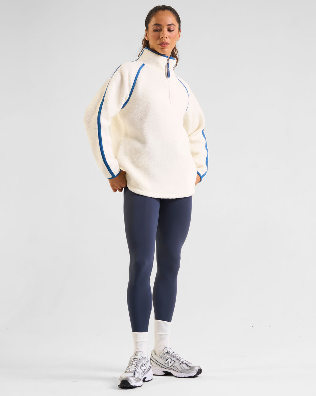 Ascend 1/4 Zip Fleece Marshmallow