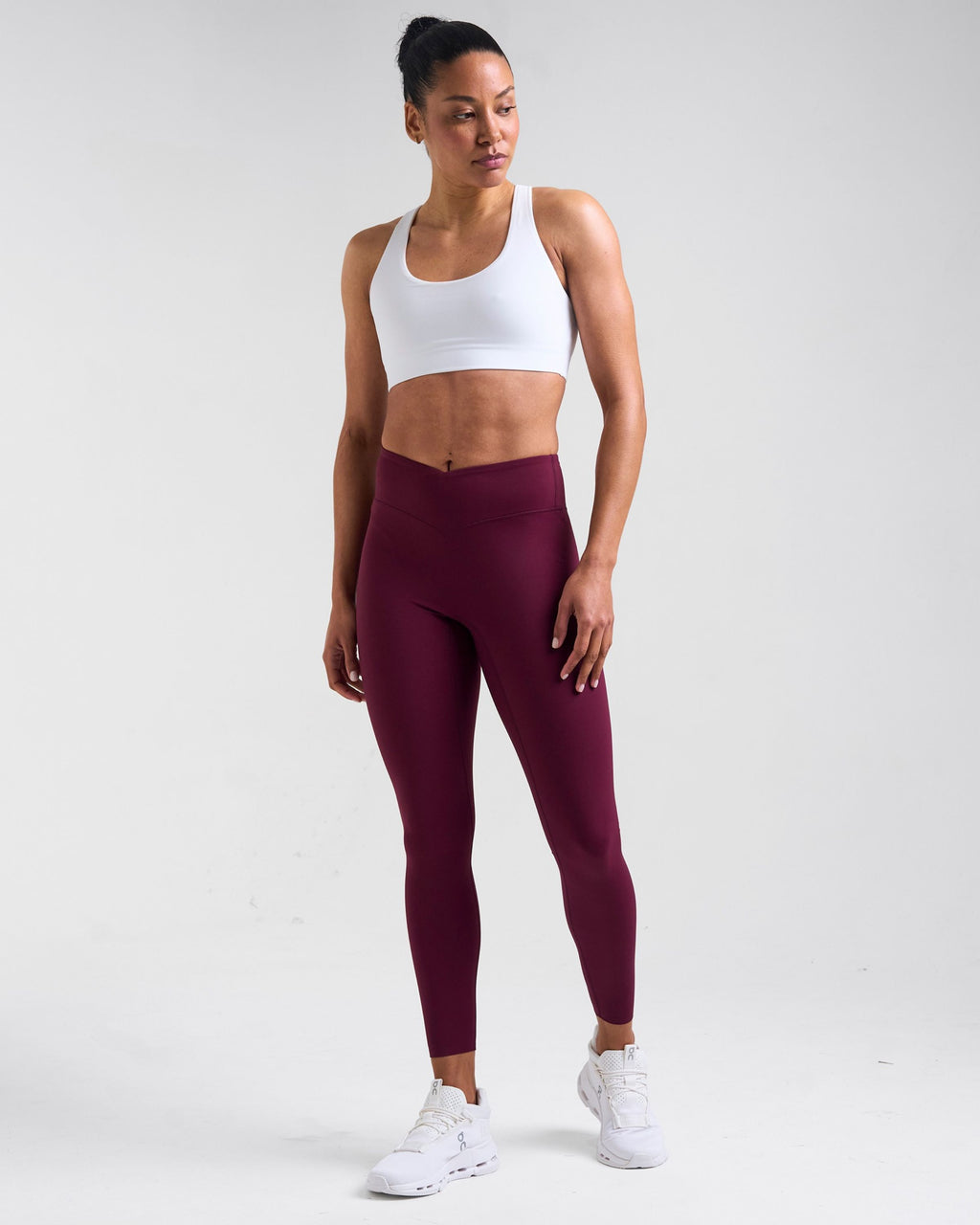Sculpt V-Waist Leggings Cherry Lacquer