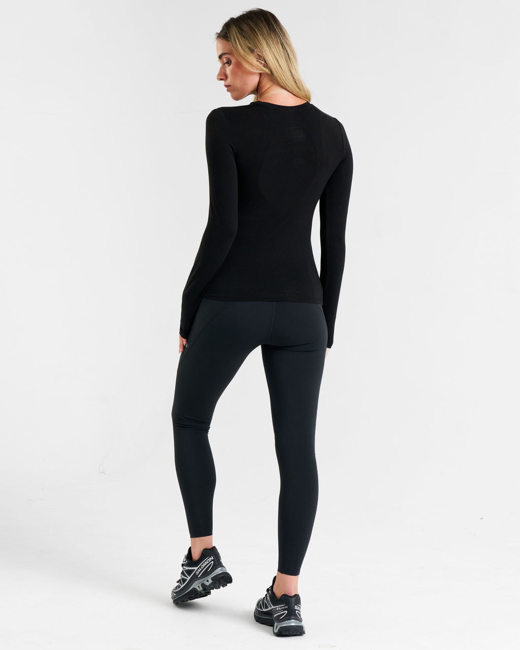 Base Merino Long Sleeve Top Black