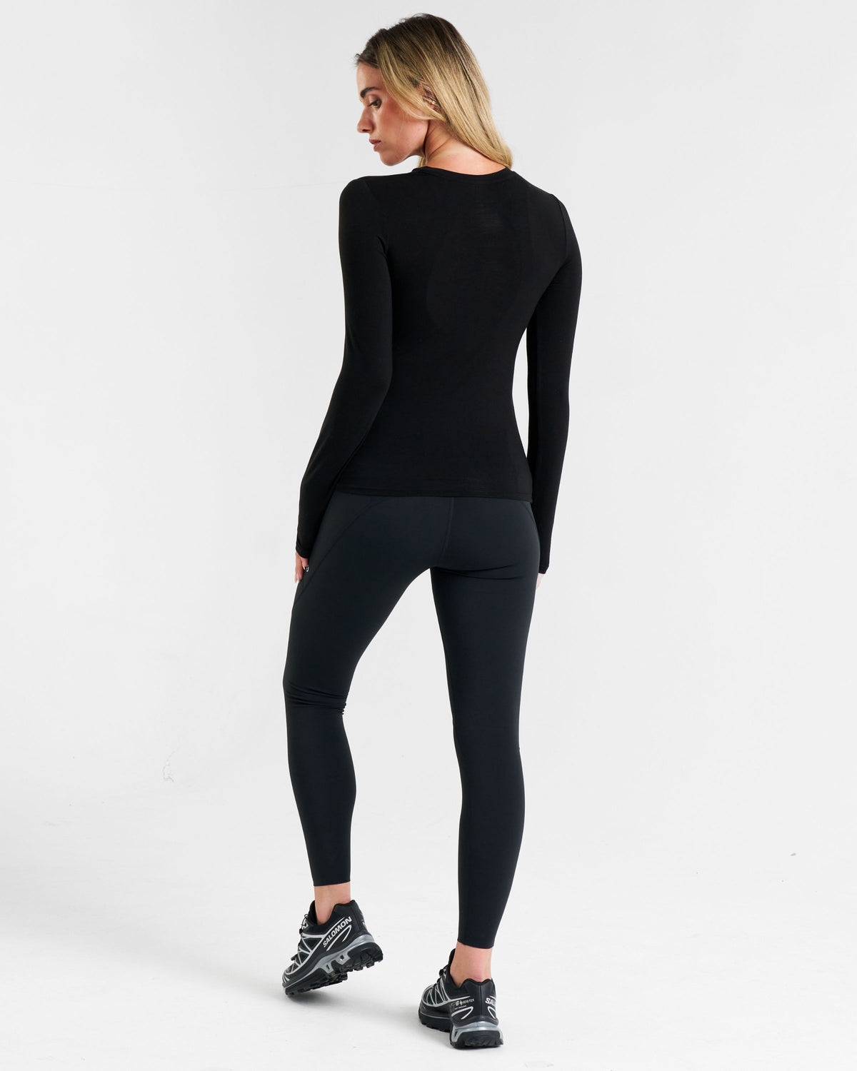 Base Merino Long Sleeve Top Black