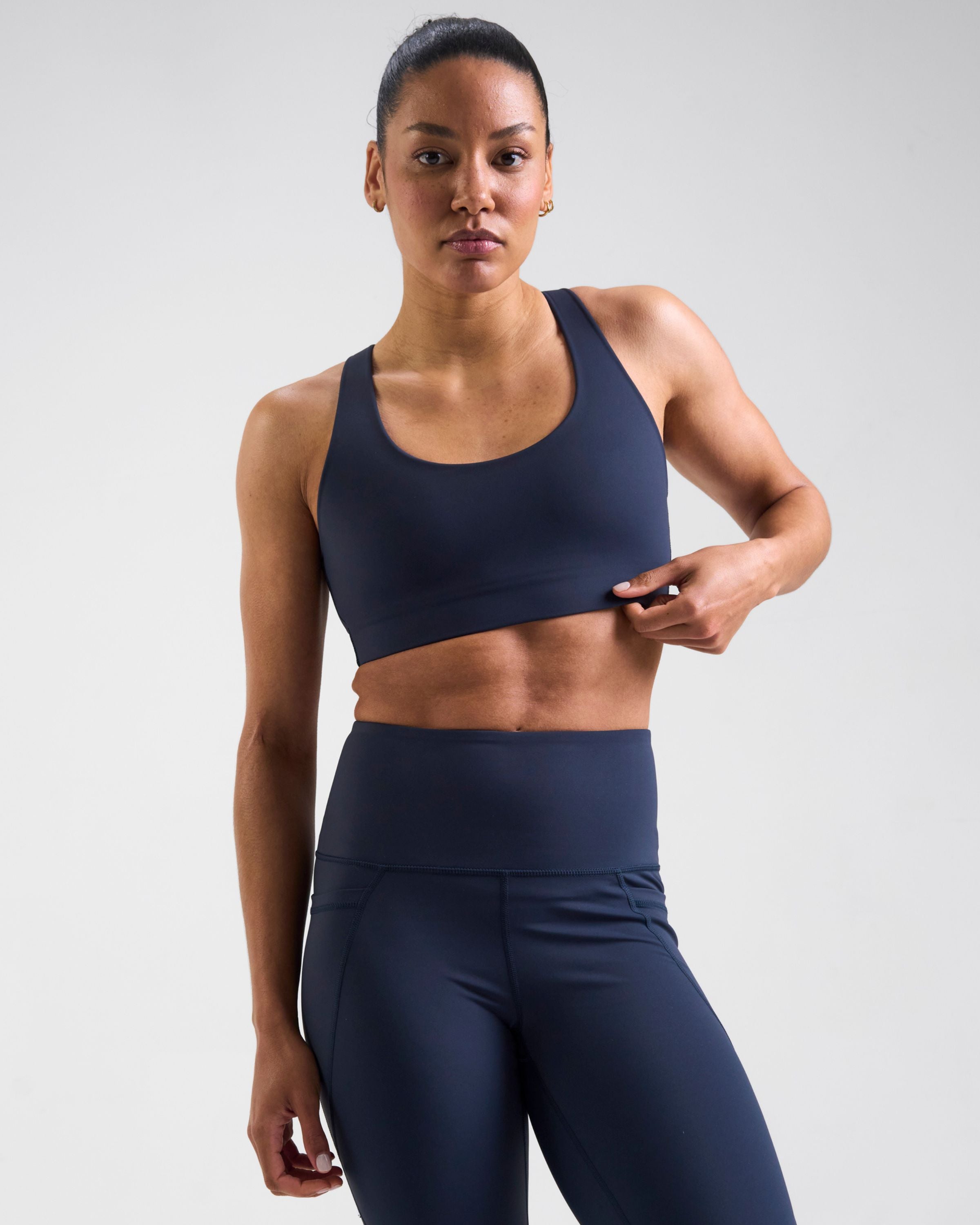 Sculpt Medium Support Sports Bra Outerspace Navy