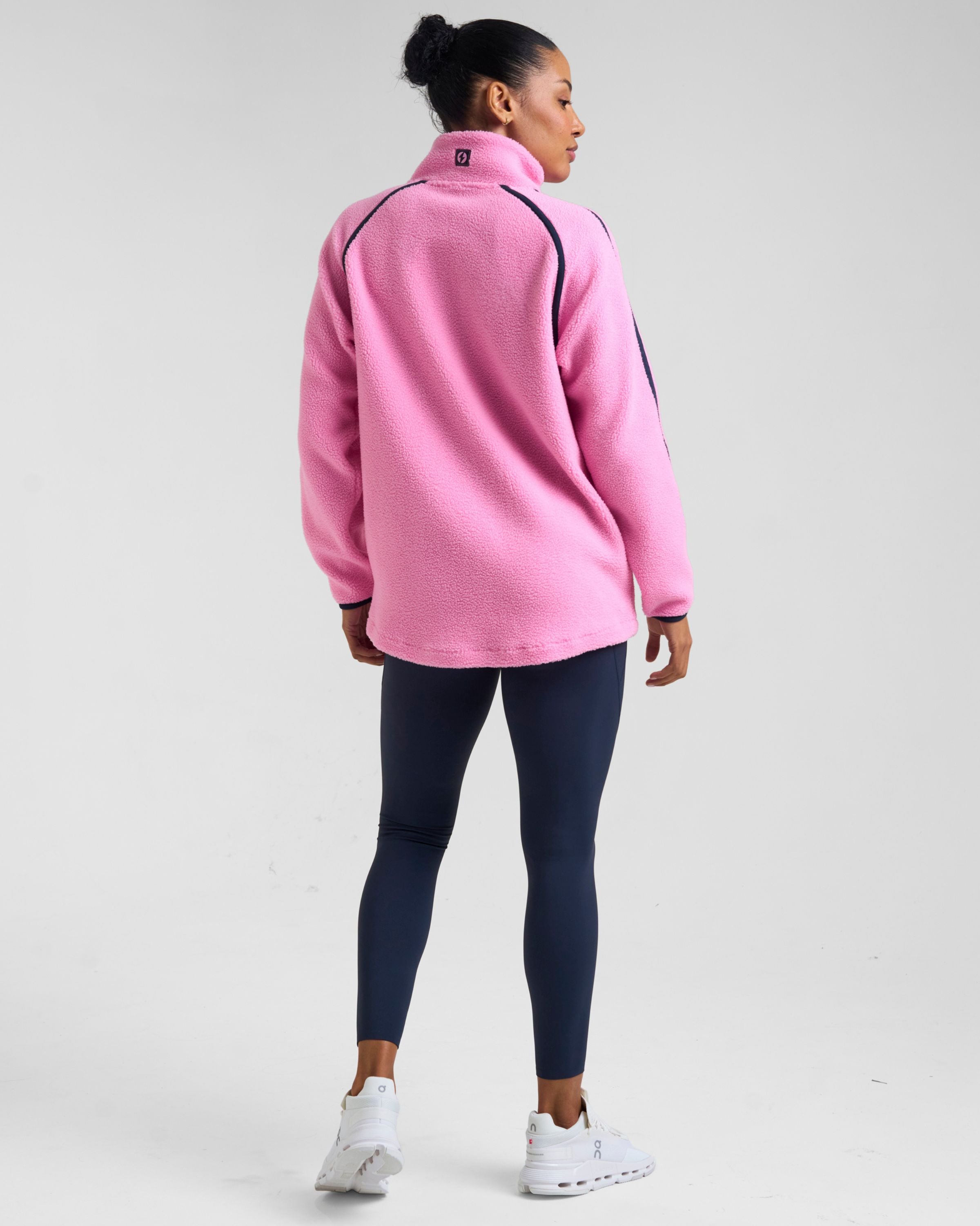 Ascend 1/4 Zip Fleece Pink Glow