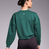 Studio Cropped Sweatshirt Jungle Green