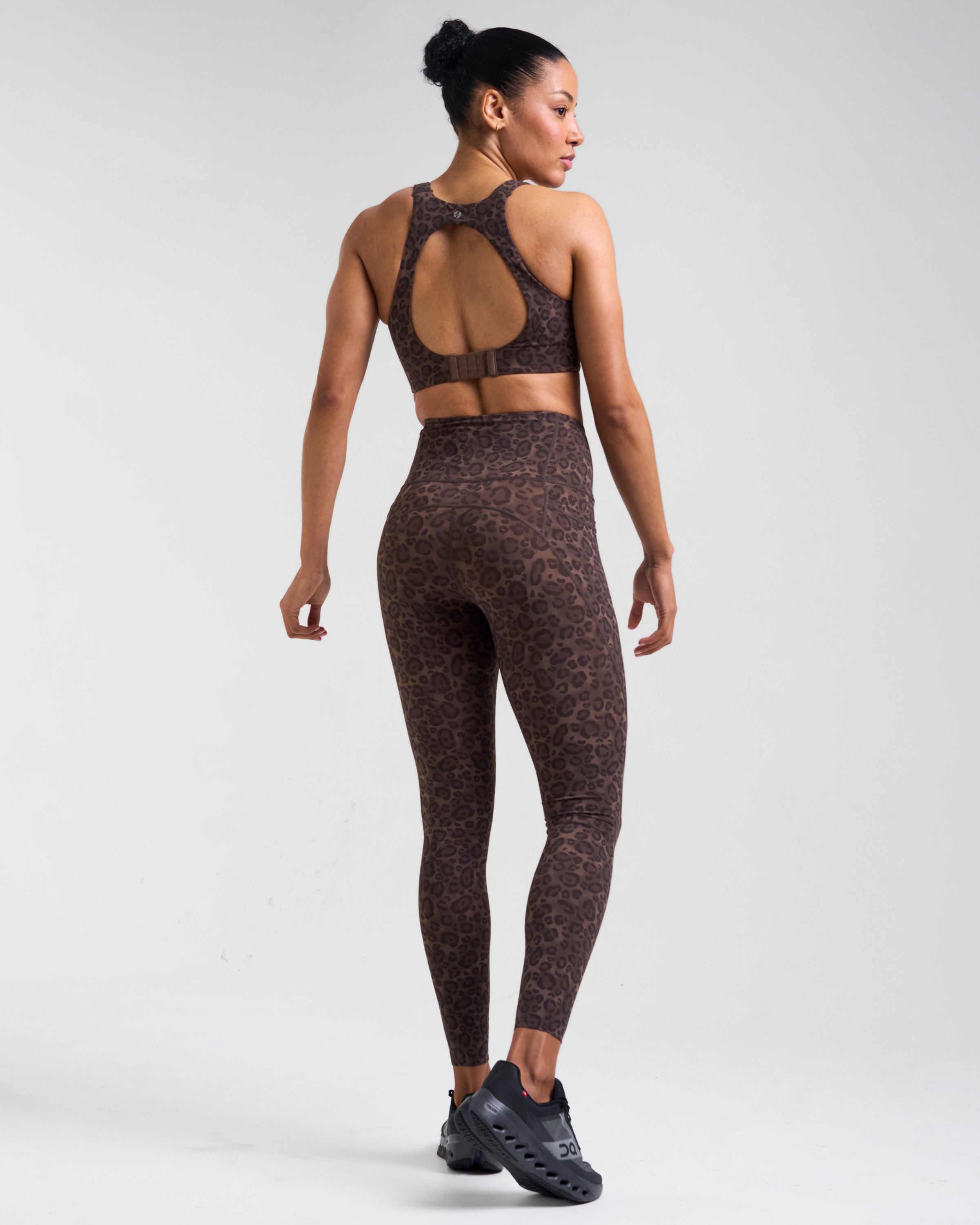 Sculpt High-Waisted Leggings Leopard Brown