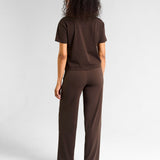 All-Day-Wear Wide Leg Trouser Espresso