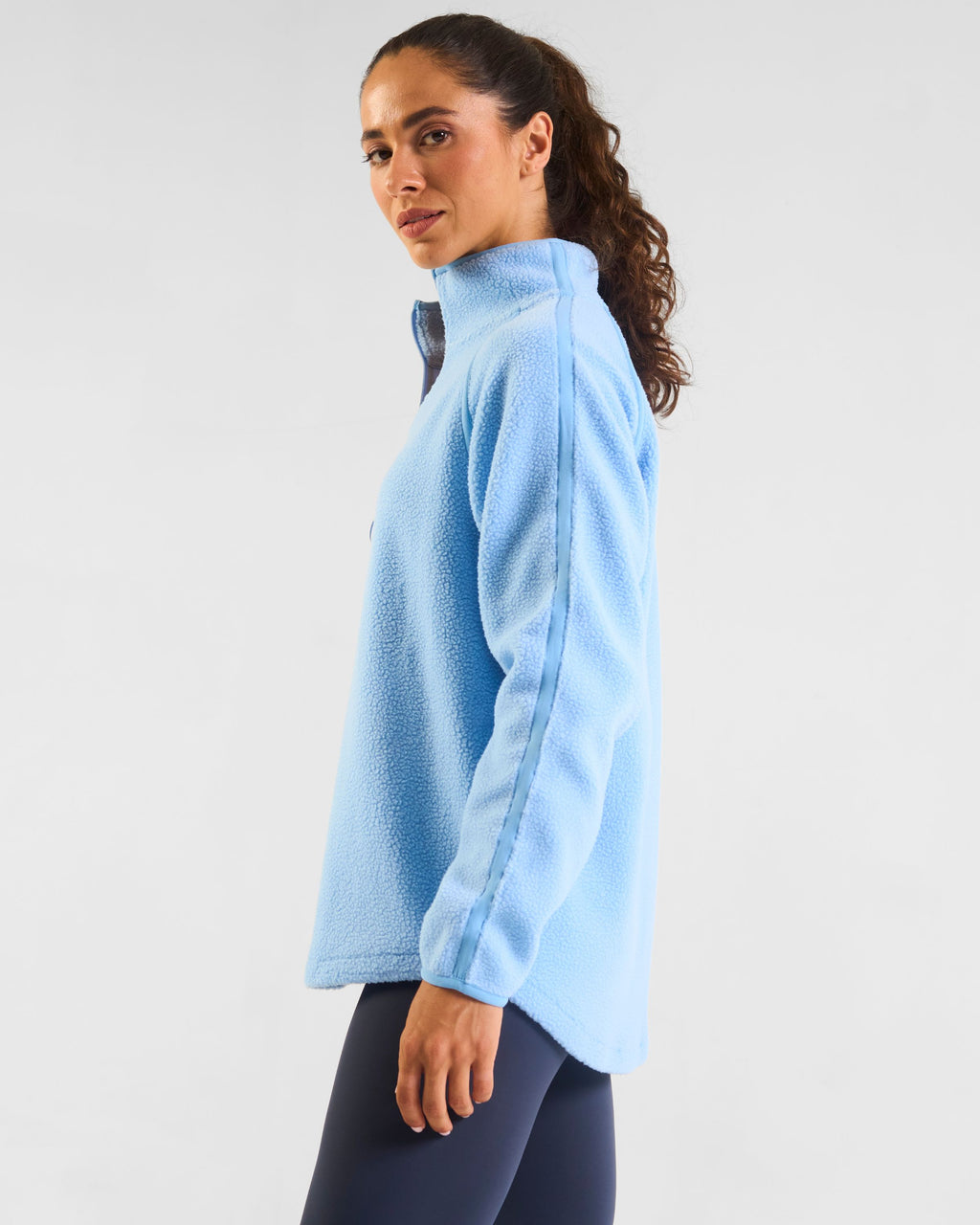Ascend 1/4 Zip Fleece Cloud Blue