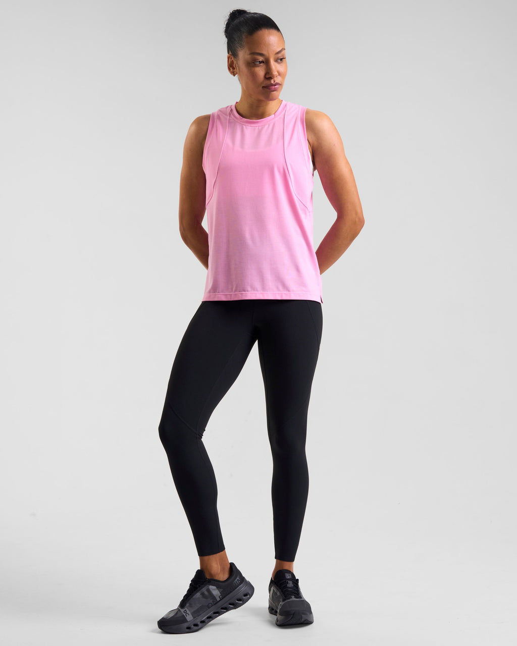 Core Lyocell Blend Active Vest Pink Glow