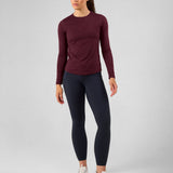 Core Long Sleeve Top Cherry Lacquer