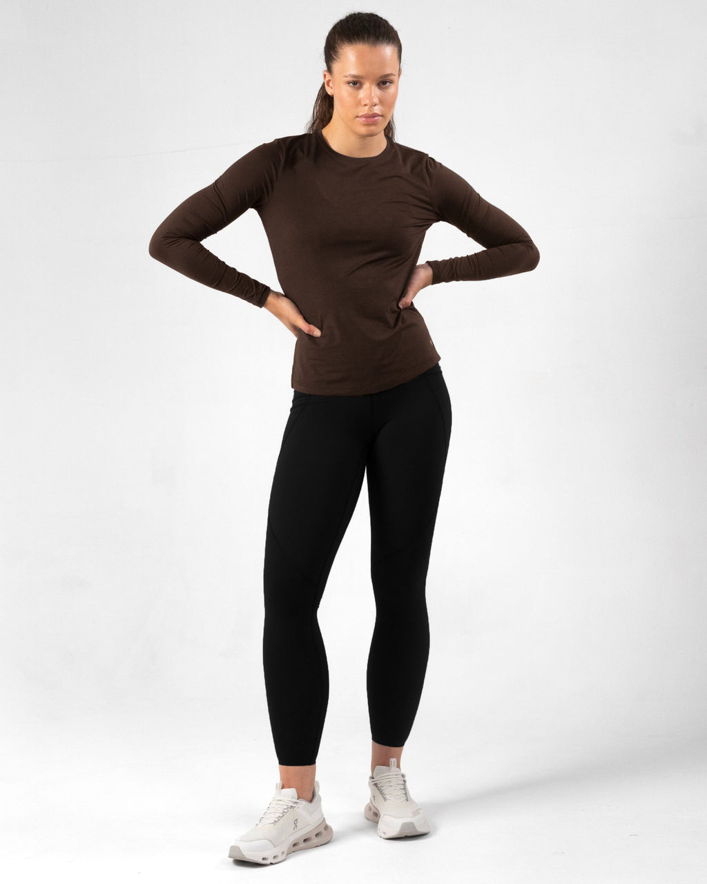 Core Long Sleeve Top Espresso
