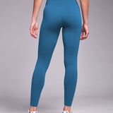 SOLID Seamless Leggings Vintage Blue