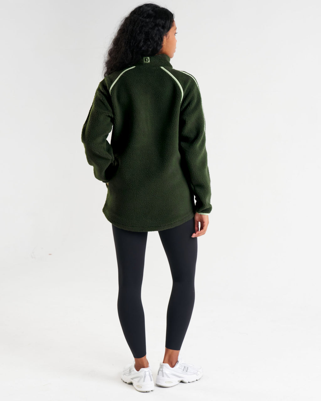 Ascend Quarter Zip Fleece Forest Green