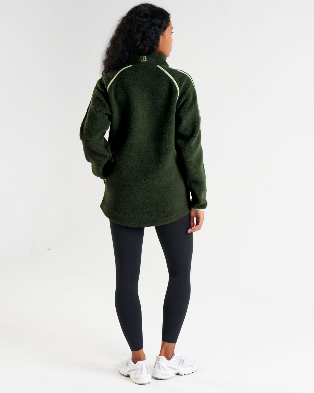Ascend Quarter Zip Fleece Forest Green