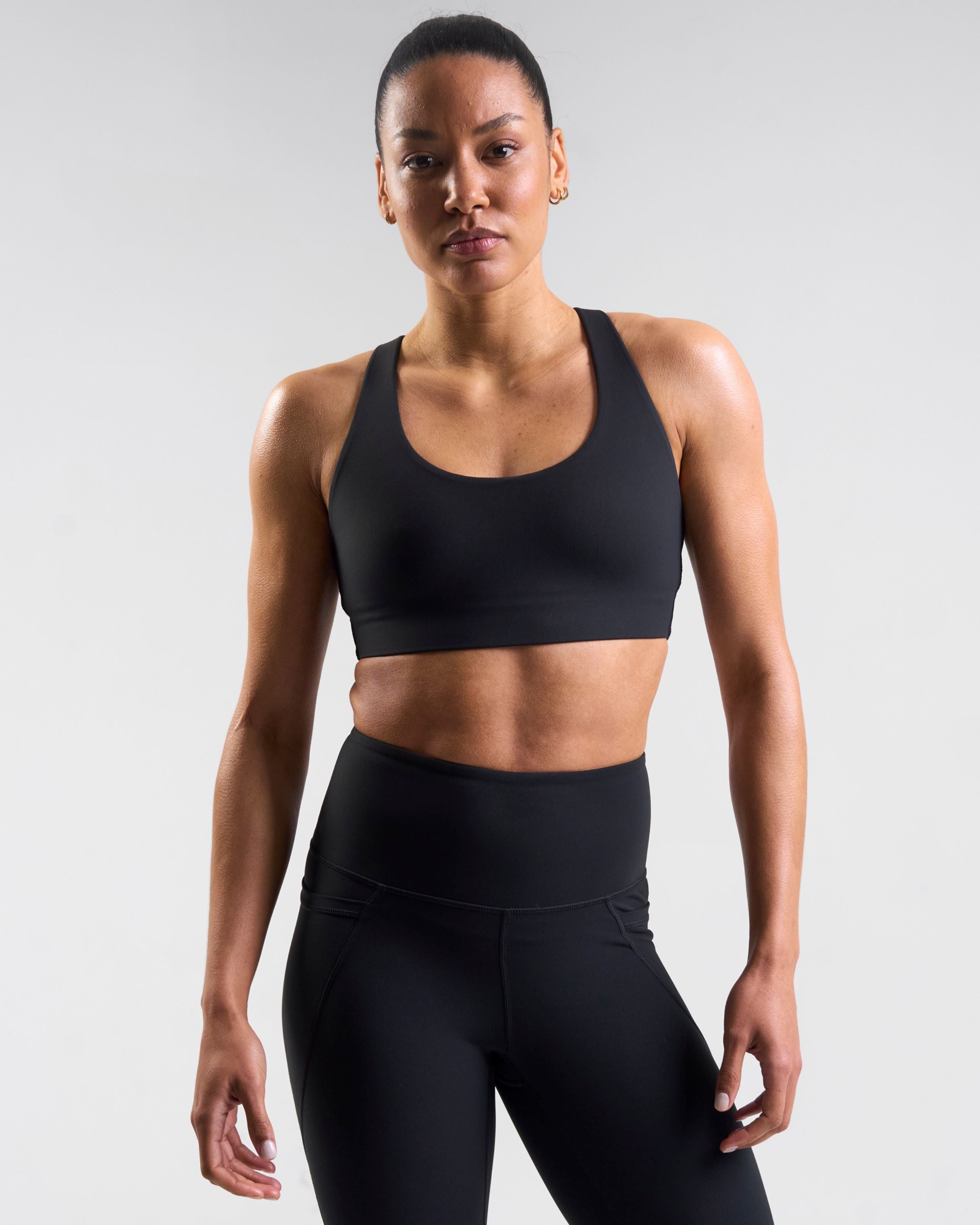 Sculpt Medium Support Sports Bra Black