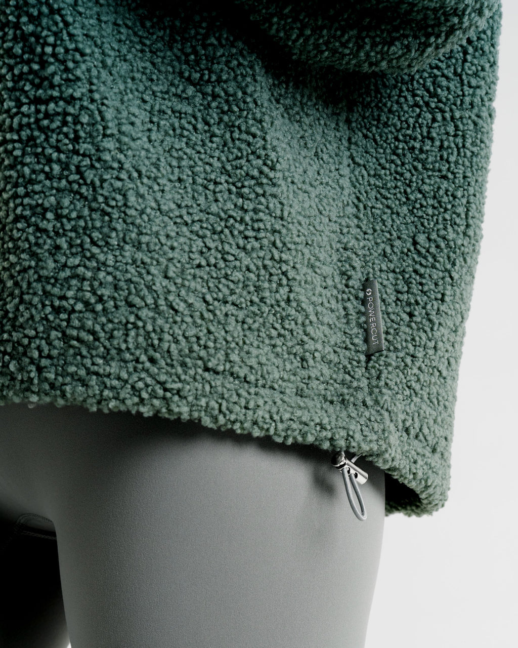 Rise Half Zip Borg Fleece Agave