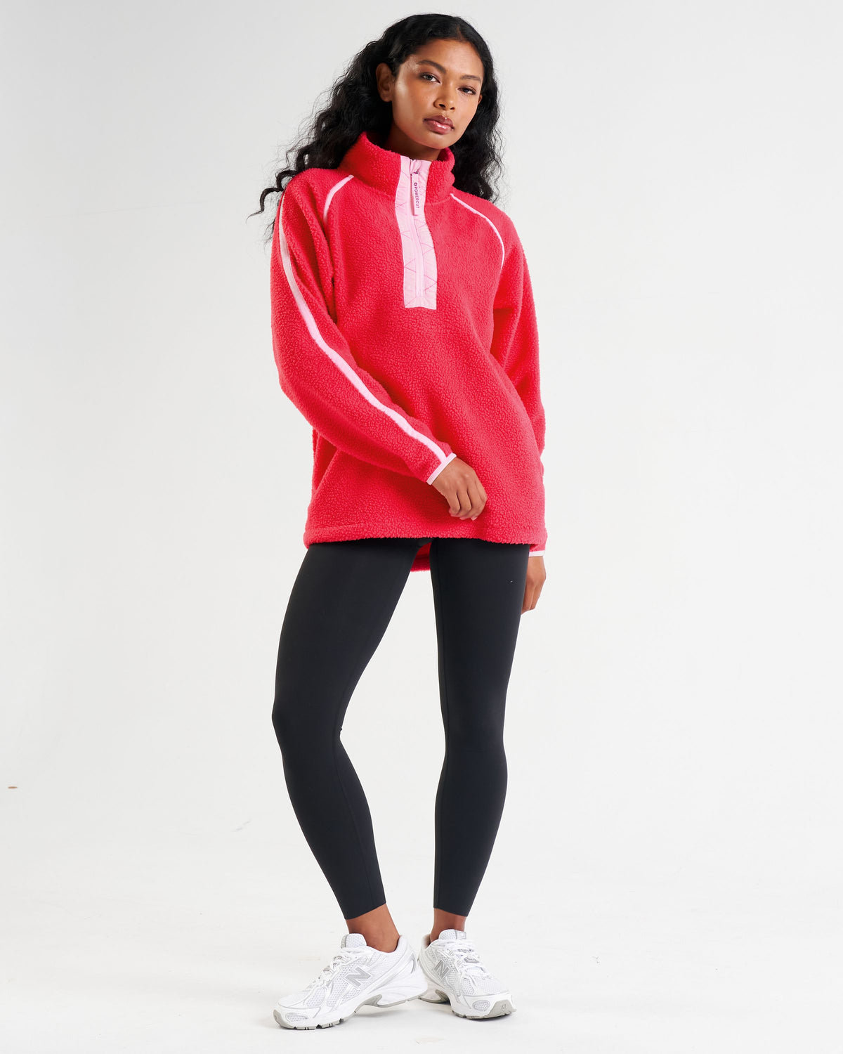 Ascend Quarter Zip Fleece Raspberry Pink