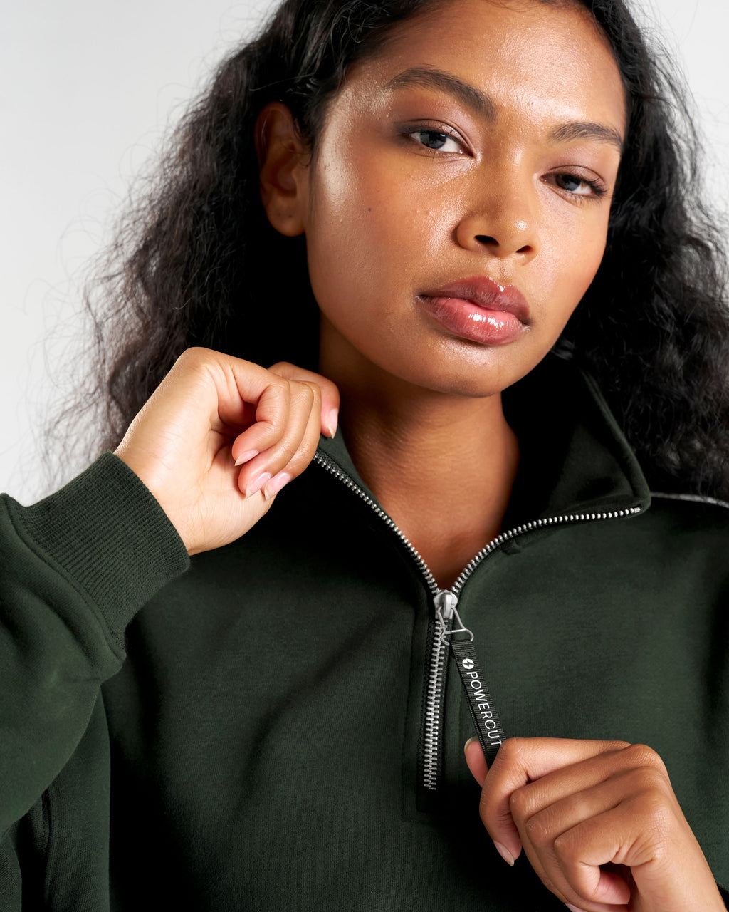 Clubhouse Half Zip Sweatshirt Forest Green