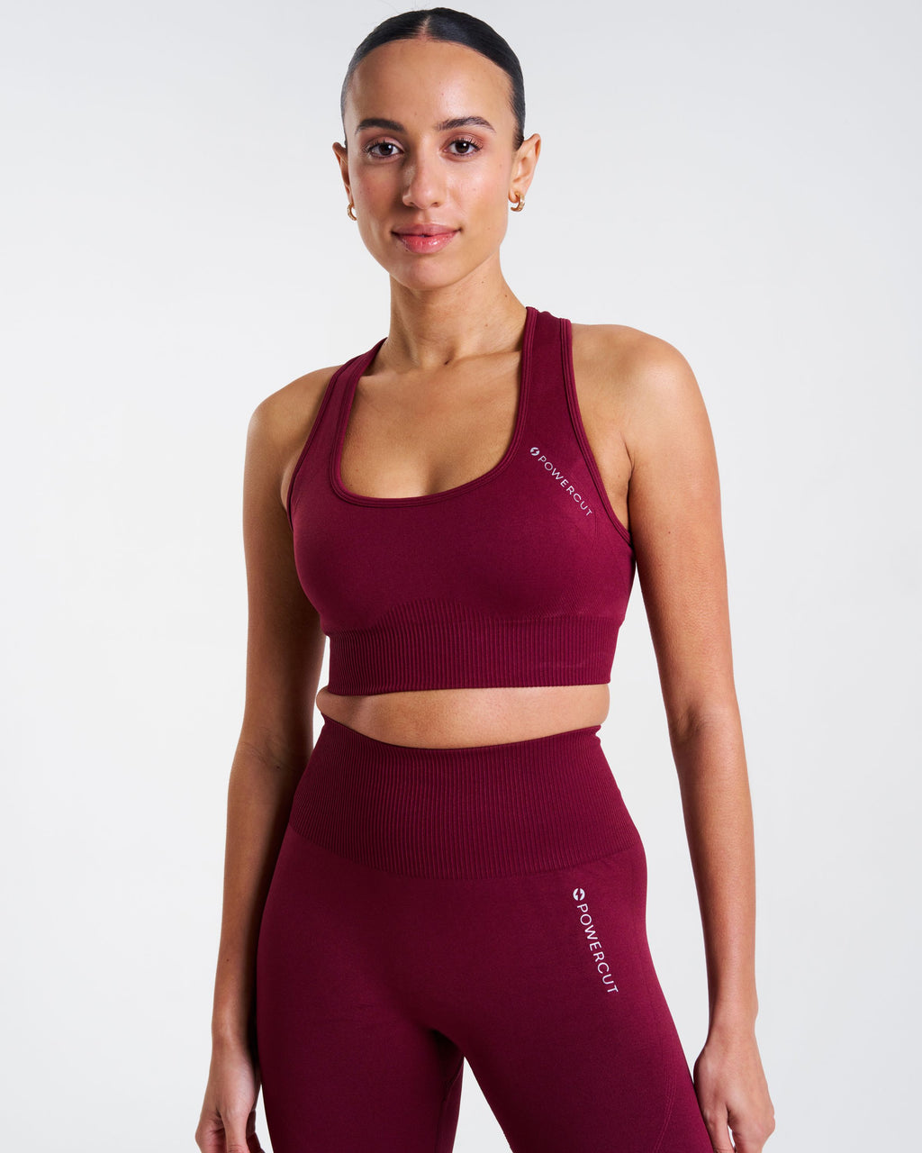SOLID Seamless Leggings Cherry Lacquer