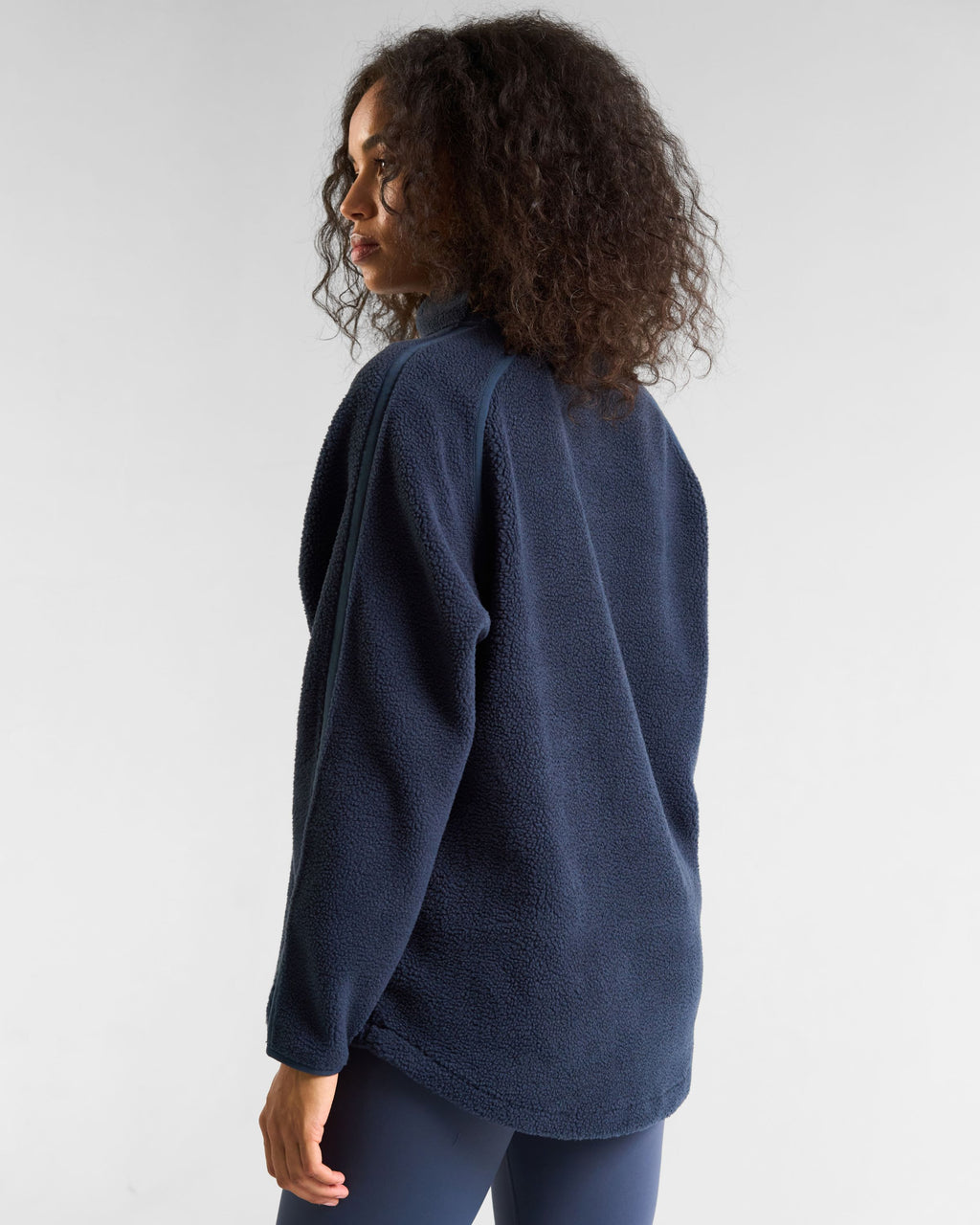 Ascend 1/4 Zip Fleece Outerspace Navy