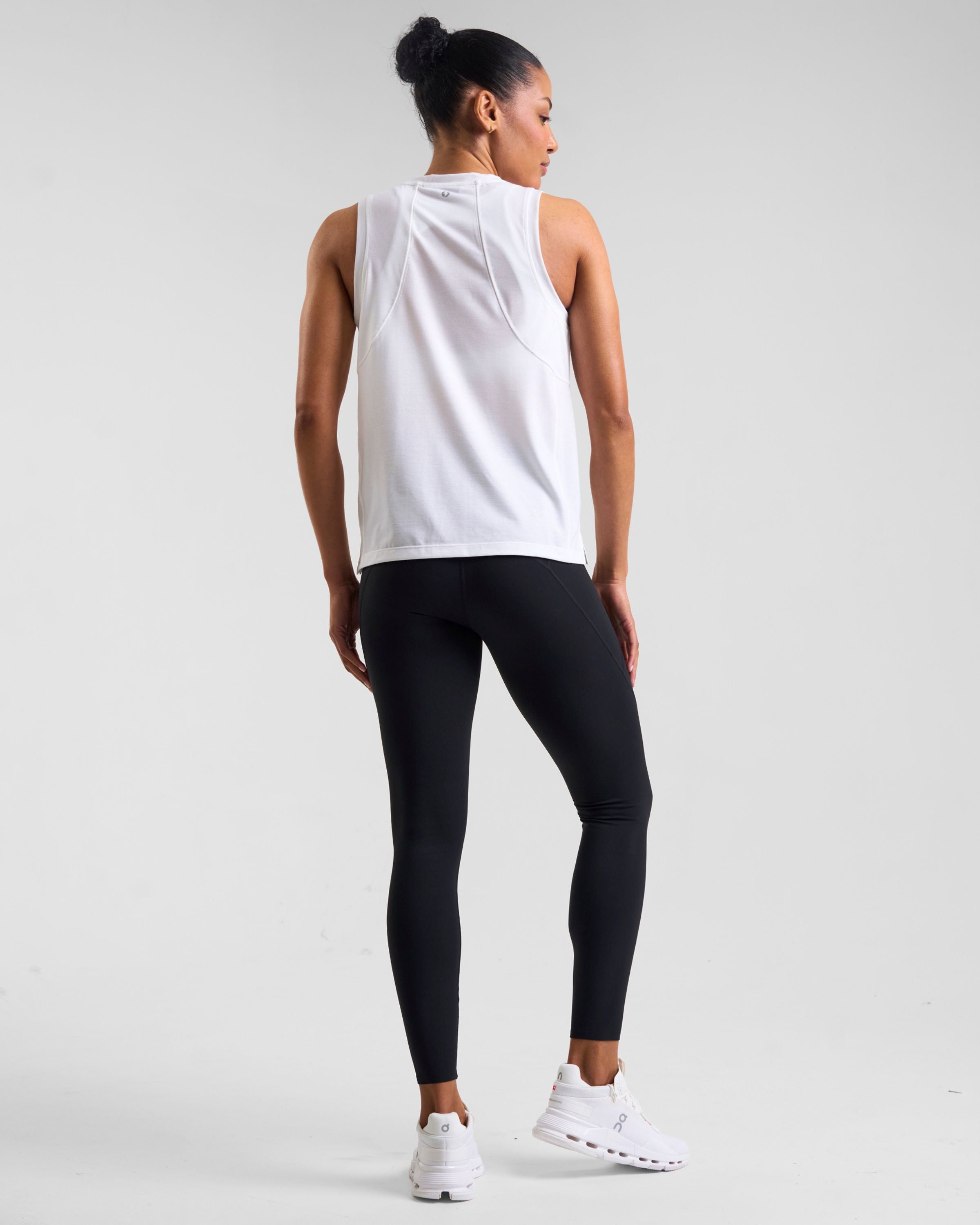 Core Lyocell Blend Active Vest White
