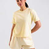All-Day-Wear Box Tee Butter Yellow