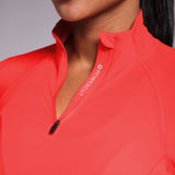 Sculpt Perform Half Zip Bright Red