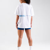 RUNSeries Printed Oversized T-Shirt White