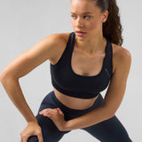 SOLID Seamless Sports Bra Outerspace Navy