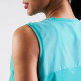 RUNSeries Cropped Tank Fresh Aqua